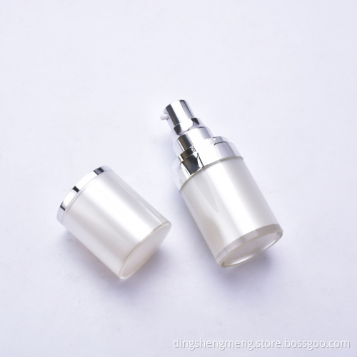 30ml 50ml Round bottle with white cone skin care bottle cosmetic packing spray bottle can print logo